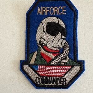 Airforce Commander Embroidered Patch